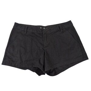 Volcom Chino Micro Short Womens‎ 30 Black Athleisure Beach Casual Skater